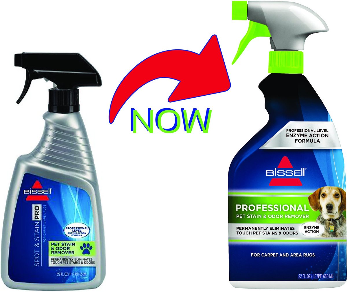BISSELL Spot & Stain Professional Pet Stain & Odor Remover, 22oz