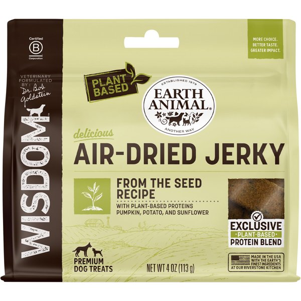 V-Dog Plant-Based Jerky Dog Treats, 8-oz bag