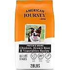 American Journey Protein & Grains Chicken, Brown Rice & Vegetables Recipe Dry Dog Food, 28-lb bag