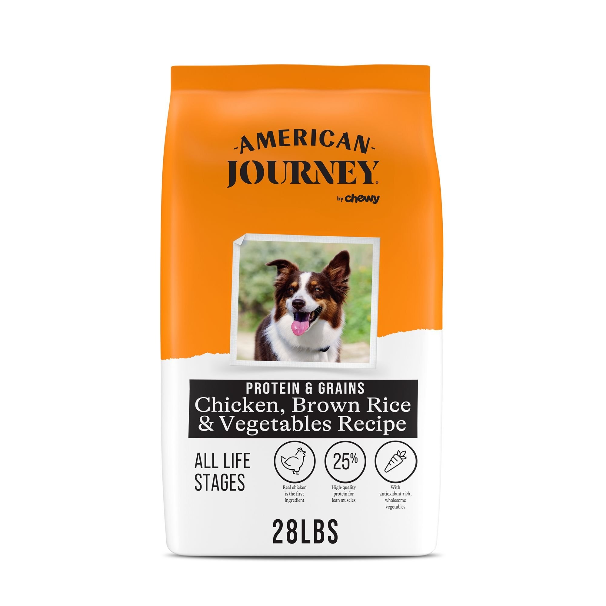AMERICAN JOURNEY Protein & Grains Chicken, Brown Rice & Vegetables