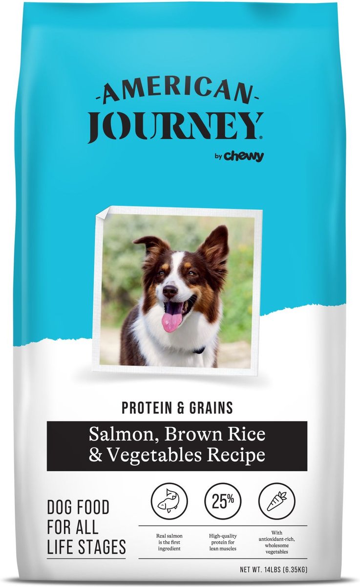AMERICAN JOURNEY Protein & Grains Formula Salmon, Brown Rice