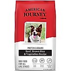 American Journey Protein & Grains Beef, Brown Rice & Vegetables Recipe Dry Dog Food, 28-lb bag