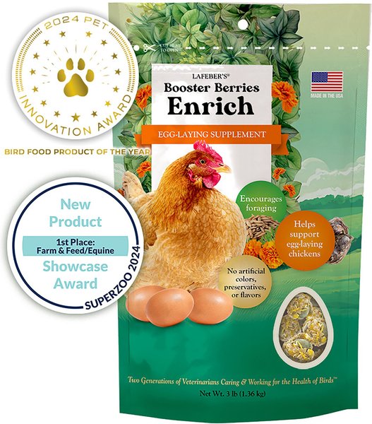 Lafeber Booster Berries Enrich Pellet Chicken Supplement