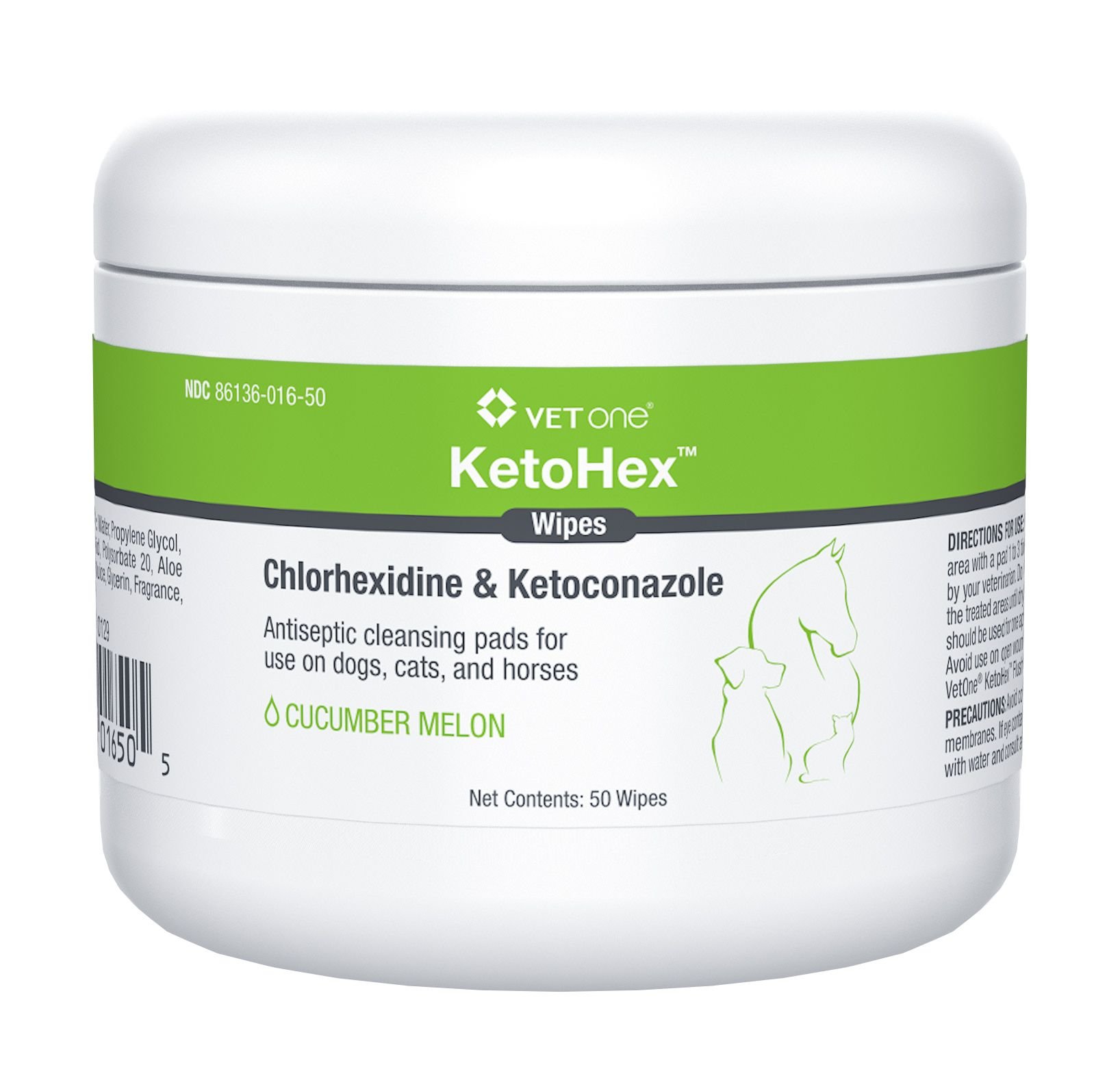 VETONE KetoHex Antiseptic Pet Wipes Customer Questions