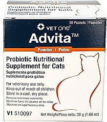 VetOne Advita Probiotic Nutritional Cat Supplement, 30 count