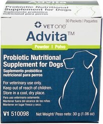 VetOne Advita Probiotic Nutritional Dog Supplement, 30 count slide 1 of 2