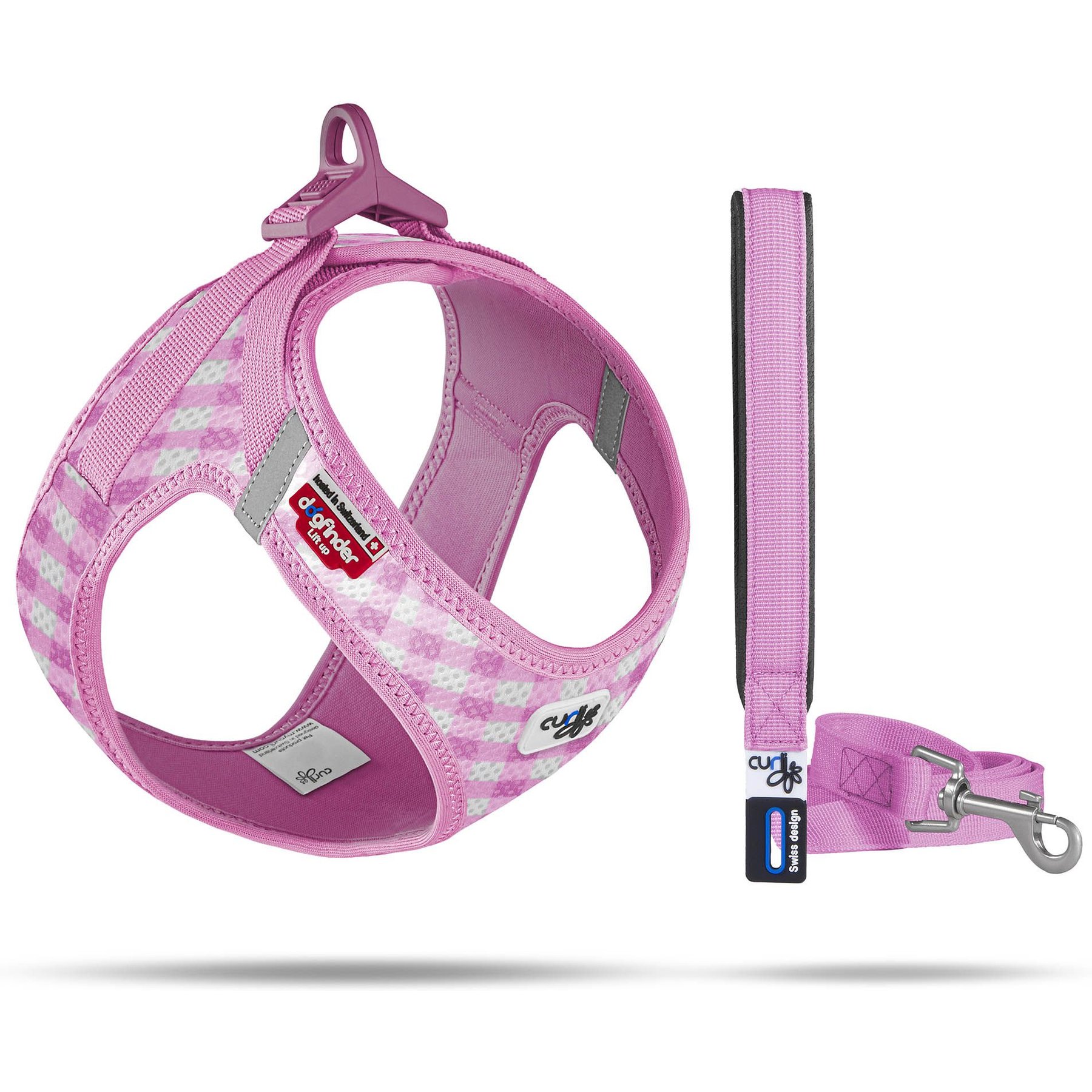 Curli Air-Mesh Small Dog Harness, Pink, Small: 15 to 17-in chest