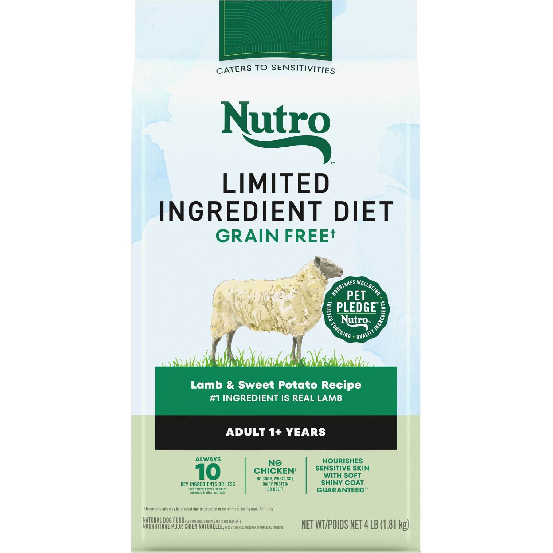 Nutro dog food with grain best sale