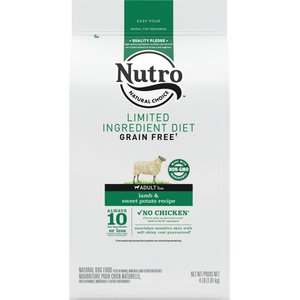 Nutro grain free hotsell lamb dog food