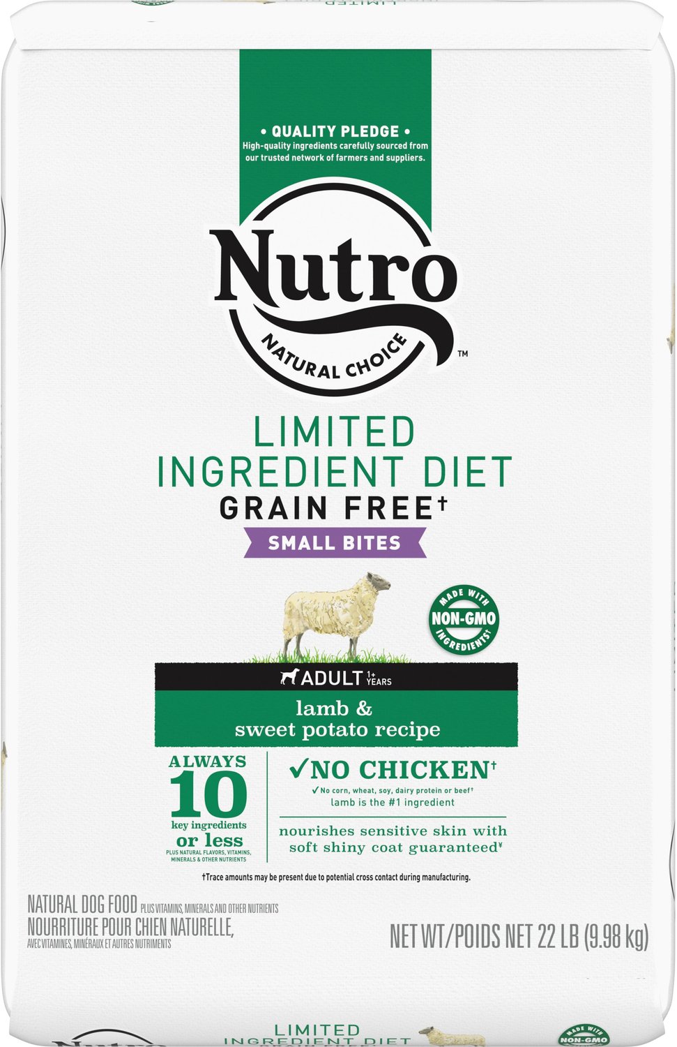 nutro limited ingredient dog food lamb and sweet potato