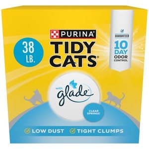 Tidy Cats Glade Tough Scented Clumping Clay Cat Litter, 38-lb box