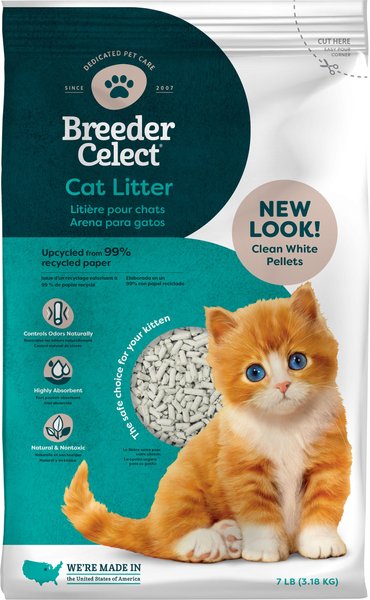 Paper pellet cat litter hotsell