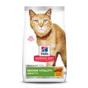 Hill's Science Diet Adult 7+ Senior Vitality Chicken Recipe Dry Cat Food, 13-lb bag