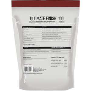 Buckeye Nutrition Ultimate Finish 100 Weight Gain Granules Horse Supplement, 20-lb soft pack
