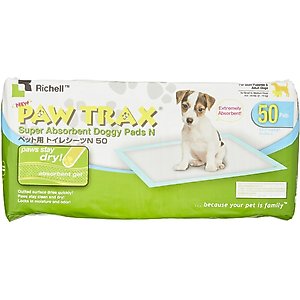 Richell Paw Trax Doggy Pads, 50 count