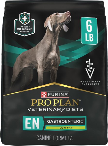 Purina Pro Plan Veterinary Diets EN Gastroenteric Low Fat Dry Dog Food, 6-lb bag slide 1 of 10