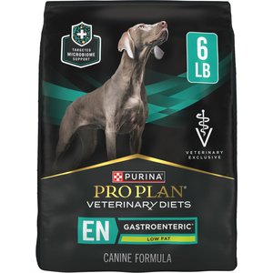 Purina Pro Plan Veterinary Diets EN Gastroenteric Low Fat Dry Dog Food, 6-lb bag