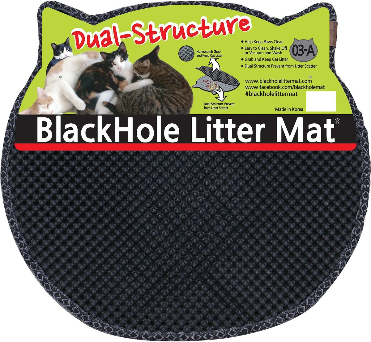 Moonshuttle Blackhole Litter Mat