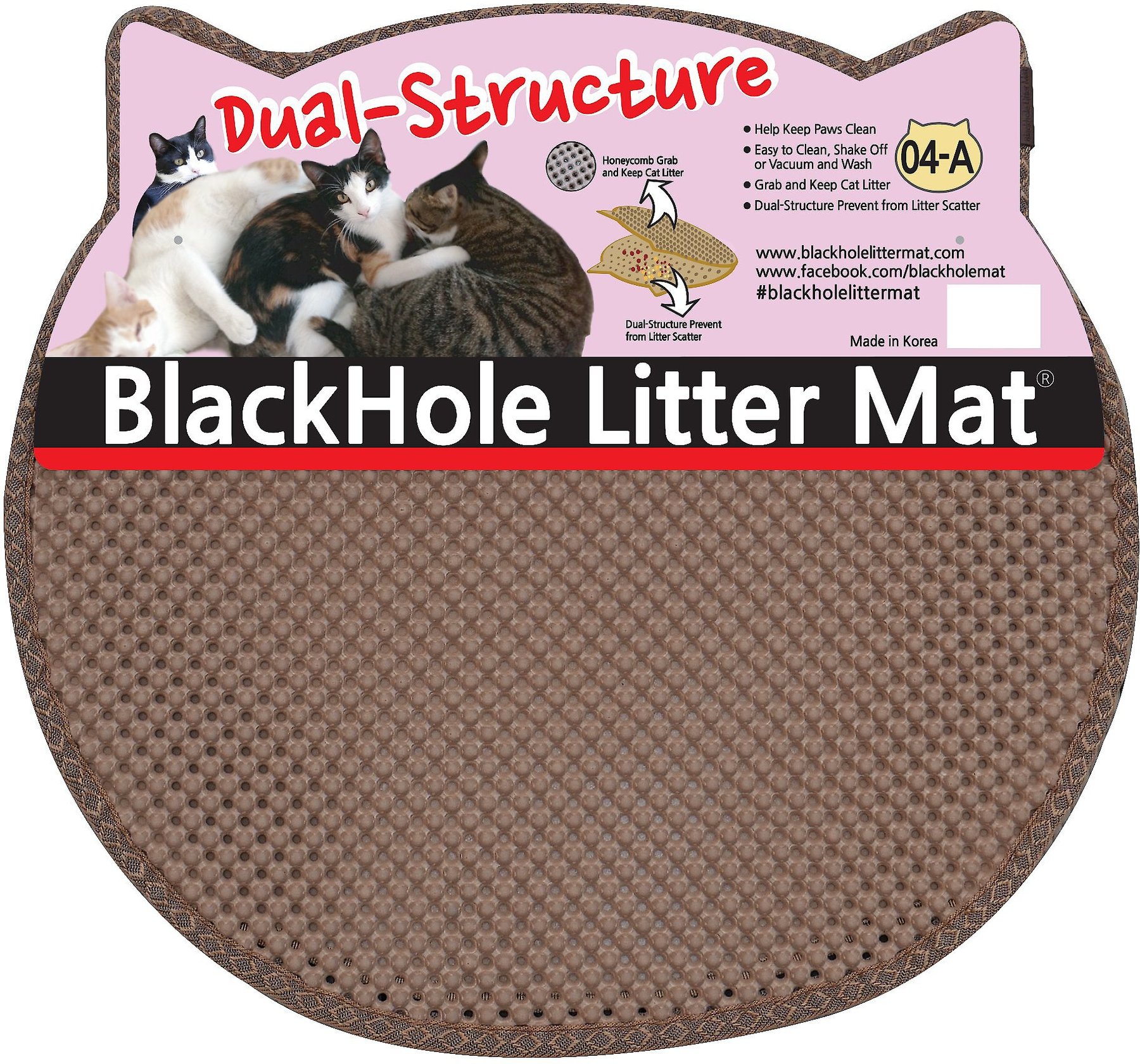 Cat Litter Mats Three Types Black & Beige EVA Blackhole Slightly Different Price 