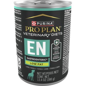 Purina Pro Plan Veterinary Diets EN Gastroenteric Low Fat Wet Dog Food, 13.4-oz, case of 12