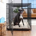 Frisco Heavy Duty Fold & Carry Single Door Collapsible Wire Dog Crate, XL: 48-in L x 30-in W 32-in H