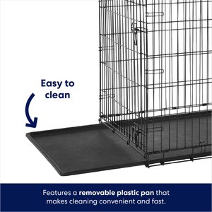 Frisco Heavy Duty Fold & Carry Single Door Collapsible Wire Dog Crate, X-Large