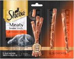 Sheba Meaty Tender Sticks Chicken Flavor Soft Adult Cat Treats, 5 count