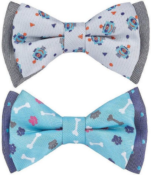 Show full view: Blueberry Pet Handmade Go for Fun Dog & Cat Bow Tie Set in Gift Box, 2 count slide 1 of 9
