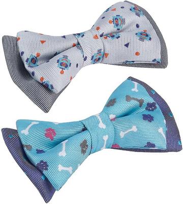 Show full view: Blueberry Pet Handmade Go for Fun Dog & Cat Bow Tie Set in Gift Box, 2 count slide 6 of 9
