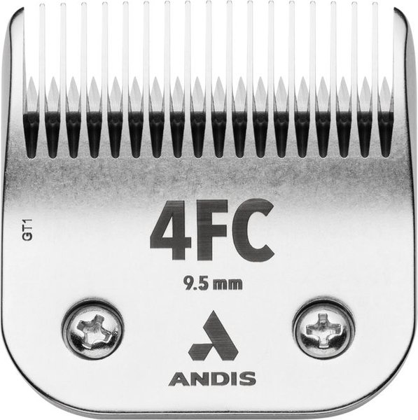 ANDIS UltraEdge 4FC, 3/8" 9.5 mm Detachable Dog & Cat Blade Set