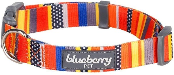 Blueberry Pet Nautical Prints Polyester Dog Collar, Nautical Flags, X-Small: 7.5 to 10-in neck, 3/8-in wide slide 1 of 5