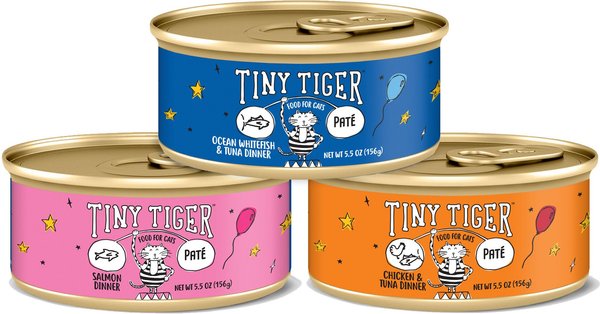 Tiny Tiger Classic Pate Variety Pack Canned Cat Food
