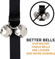 Mighty Paw Tinkle Bells with Charm Dog Doorbells, Black slide 2 of 5