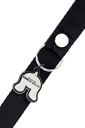 Mighty Paw Tinkle Bells with Charm Dog Doorbells, Black