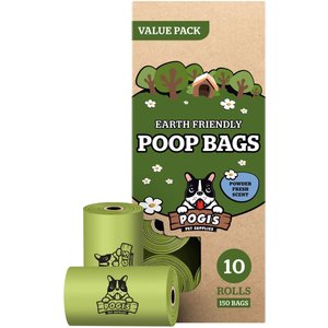 Pogi's Pet Supplies Poop Bags, Scented, 150 count