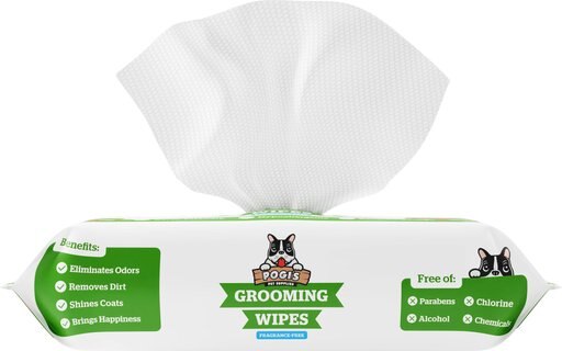 Pogi's Pet Supplies Deodorizing Wipes for Dogs & Cats, 100 count, Unscented