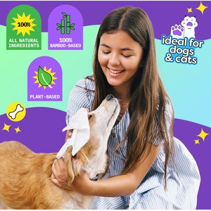 Pogi's Pet Supplies Deodorizing Wipes for Dogs & Cats, 100 count, Unscented