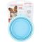Show in main carousel: Prima Pets Collapsible Travel Bowl with Carabiner, Small, Aqua slide 6 of 9