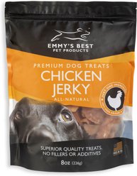 Emmy's Best Pet Products Premium Chicken Jerky Dog Treats, 8-oz bag