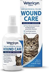 Vetericyn Plus Antimicrobial Cat Wound Care Spray, 3-oz bottle