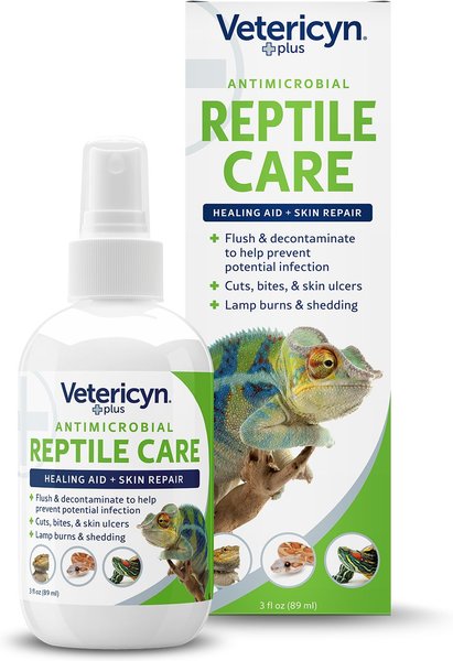 VETERICYN Plus Reptile Antimicrobial Wound Care Spray, 3-oz Bottle ...