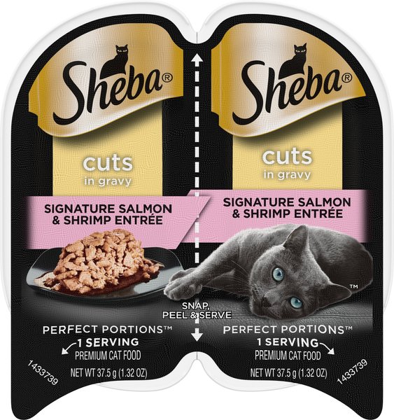 SHEBA Perfect Portions Multipack Salmon Shrimp Entree Cat Food