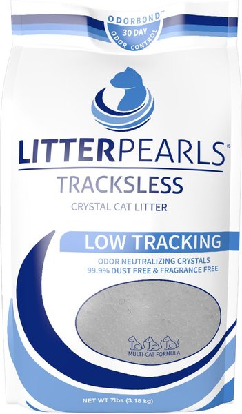 Litter pearls shop trackless cat litter