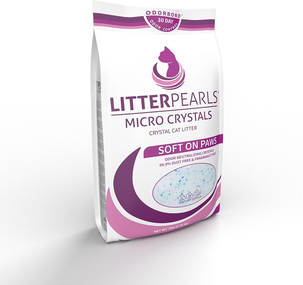 LITTER PEARLS Micro Crystal Unscented NonClumping Crystal Cat Litter