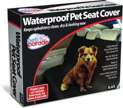 Pet Parade Waterproof Pet Seat Cover, Black