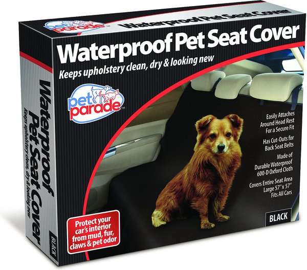 Pet Parade Waterproof Pet Seat Cover, Black slide 1 of 4
