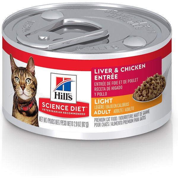 Hill's Science Diet Adult Light Weight Management Liver & Chicken Entree Wet Cat Food