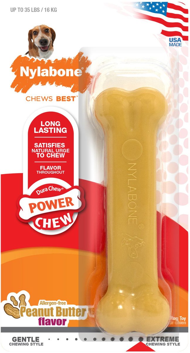 Nylabone peanut 2025 butter flavor