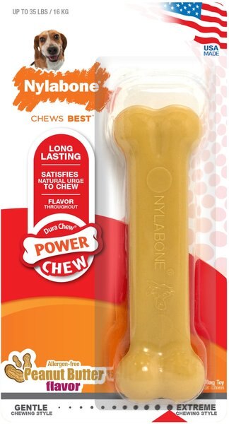 nylabone power chew peanut butter