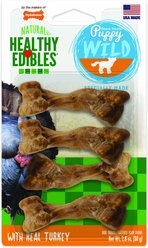 Nylabone Healthy Edibles Wild Turkey Puppy Treat Bone, 4 count